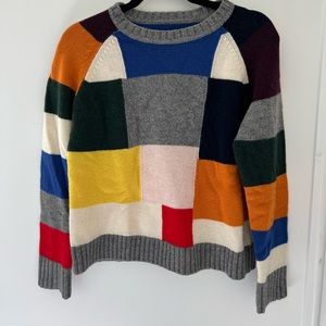 Never worn, Tory Burch Sport Colorblock Sweater